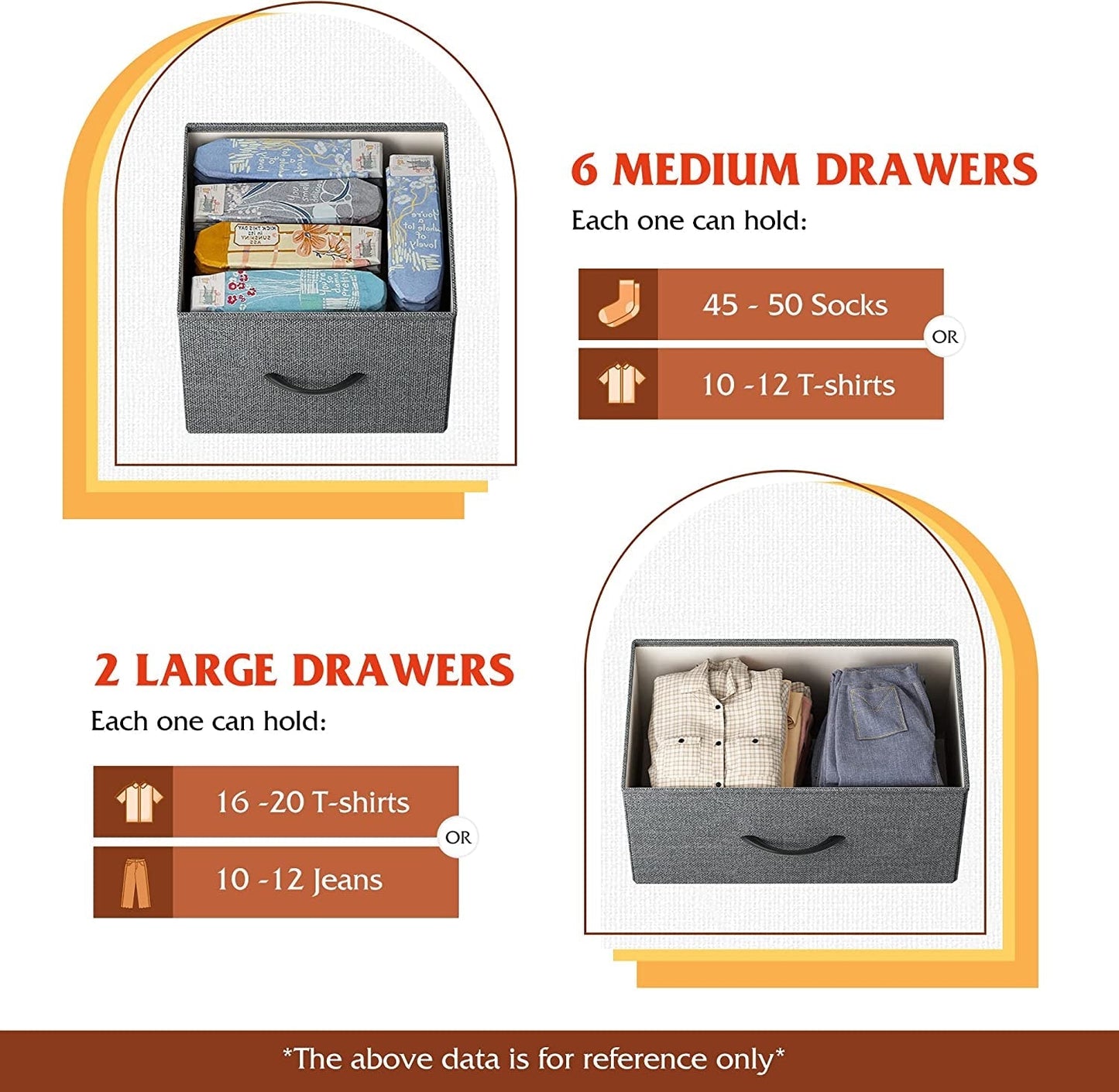 Fabric Dresser with TV Stand for Bedroom-4