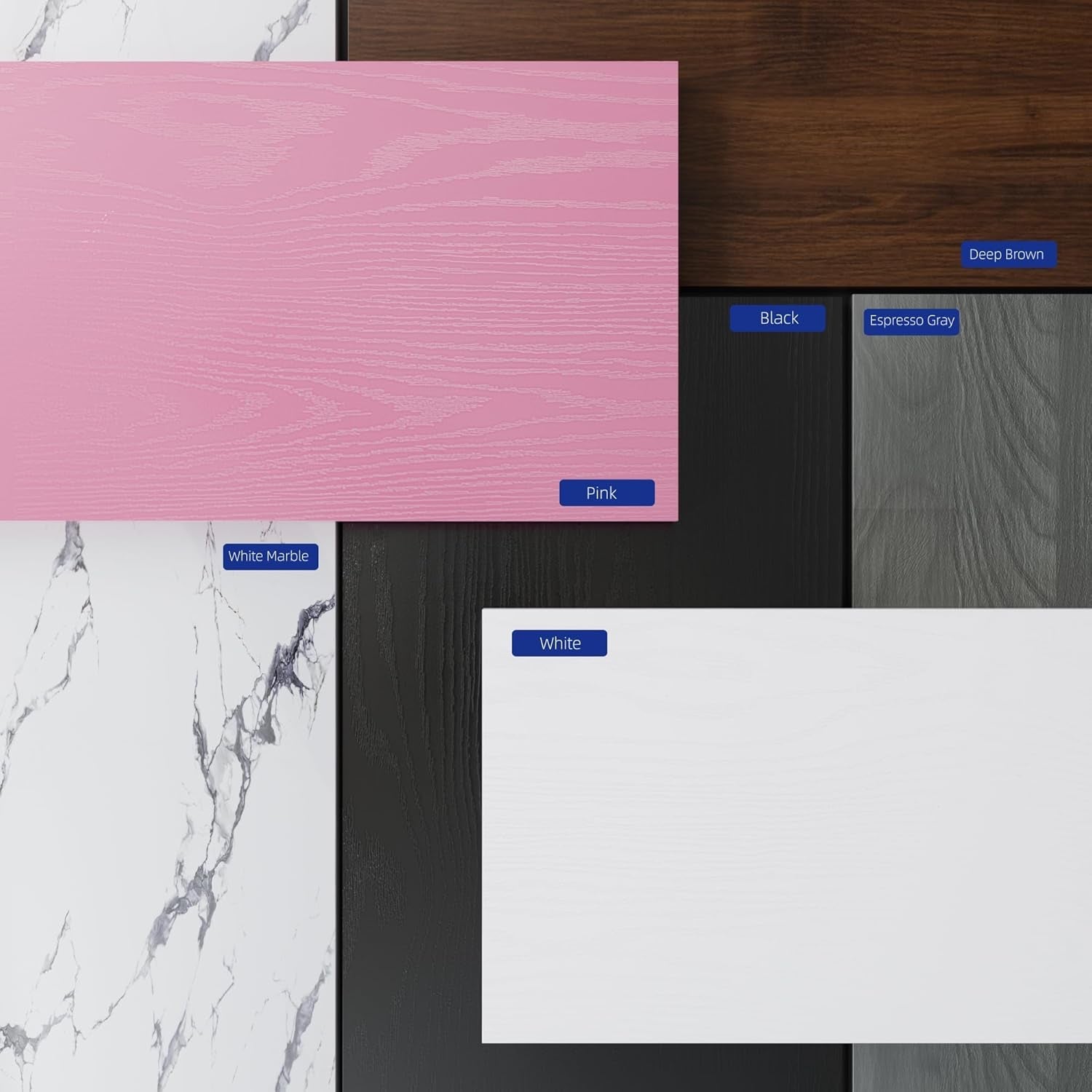 32 Inch Small Computer Desk with 2 Drawers for Bedroom Study Writing Home Office Table for Small Spaces Pink-4