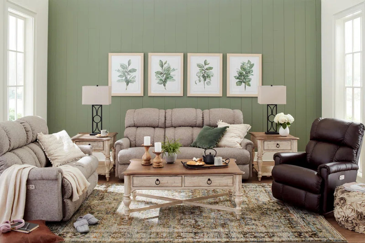 Wall Reclining Sofa With Iclean Fabric For Greatcomfort-4