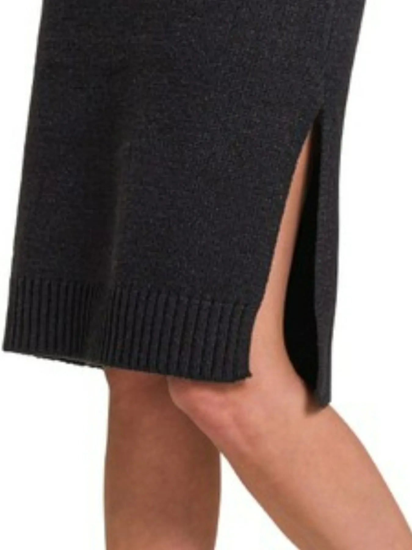 Zenana Turtle Neck Long Sleeve Midi Sweater Dress