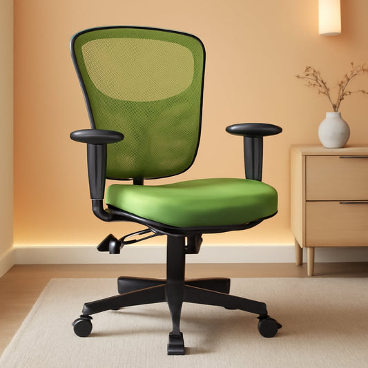 Articulate Ergonomic Mesh Office Chair in Green-0