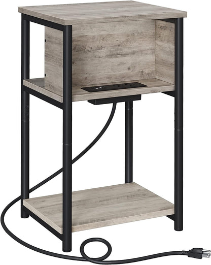 Side Table with Charging Station-0