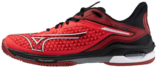 Mizuno Wave Exceed Tour 6 AC Men Tennis Shoe Radiant Red-White 11.5