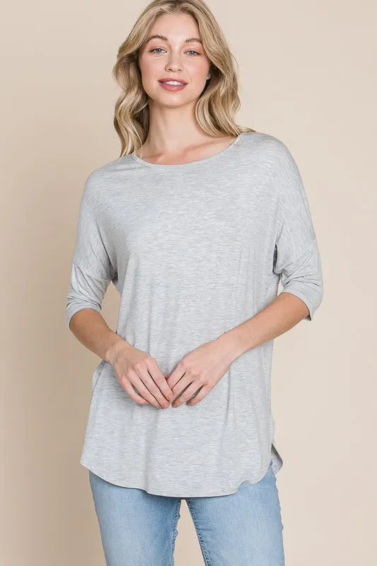 BOMBOM Gray Half Sleeve T-Shirt USA ?? SM/LG/XL Remaining!