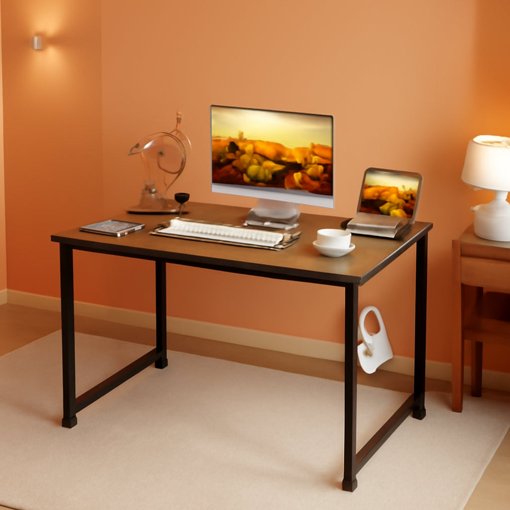 40 Inch Vintage Computer Desk for Small Spaces-0