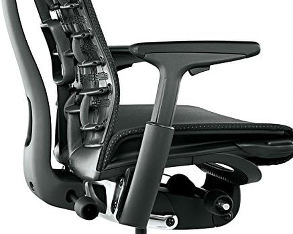 Embody Ergonomic Office Chair | Fully Adjustable Arms and Carpet Casters | Black Rhythm-3