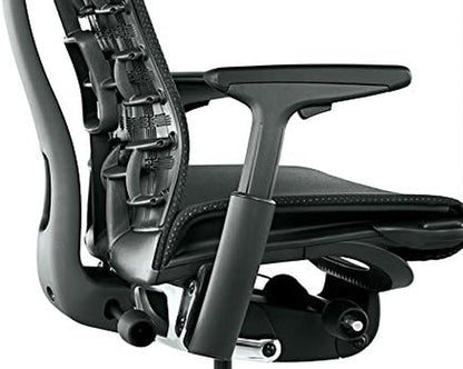 Embody Ergonomic Office Chair | Fully Adjustable Arms and Carpet Casters | Black Rhythm-3