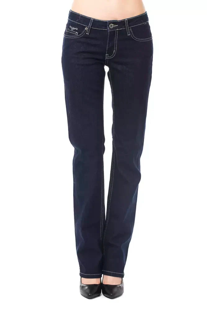 Ungaro Fever Blue Cotton Women's Jeans