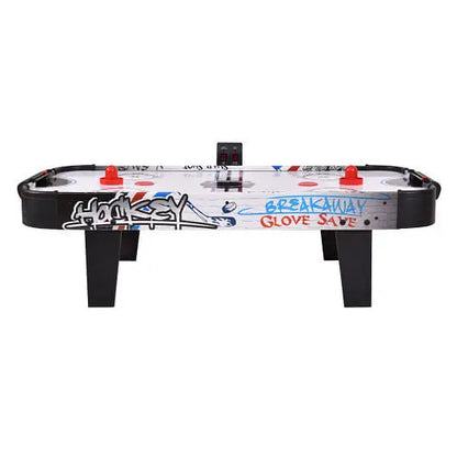 42 Inch Air Powered Hockey Table Top Scoring 2 Pushers - Color:White - Hockey Table