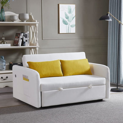 Convertible Sofa Bed with USB and Pockets-3