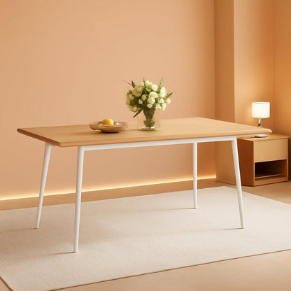 Golden Oak Contemporary Farmhouse Dining Table Kitchen-0