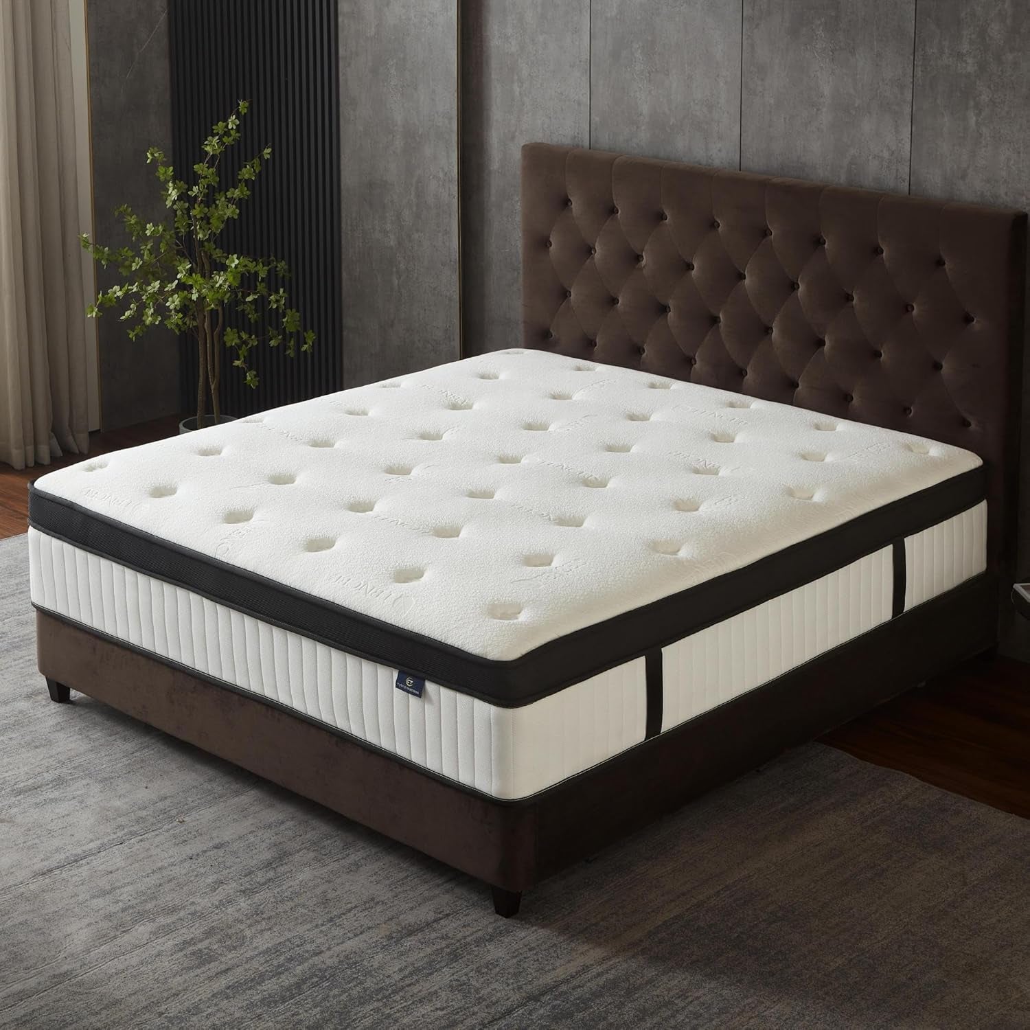 12 Inch Hybrid Mattress Soft Breathable Medium Firm Feel-1