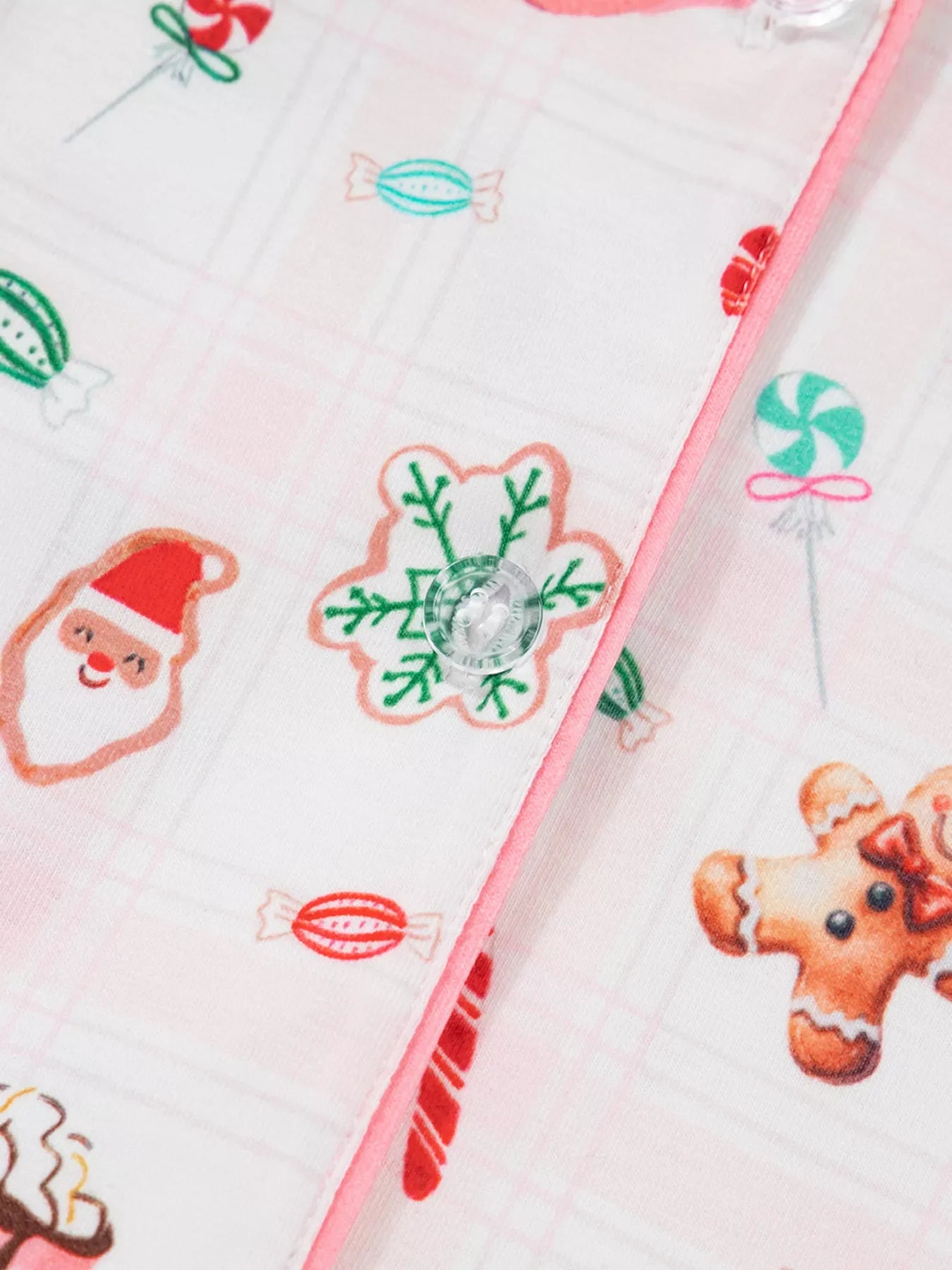 Christmas Spirit Cute Holiday Print Short Sleeve Shirt and Pants 2pcs Pajama Set