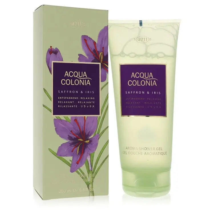 4711 Acqua Colonia Saffron & Iris by 4711 - Shower Gel 6.8 oz - Women / Medium - Shower Gel 6.8 oz