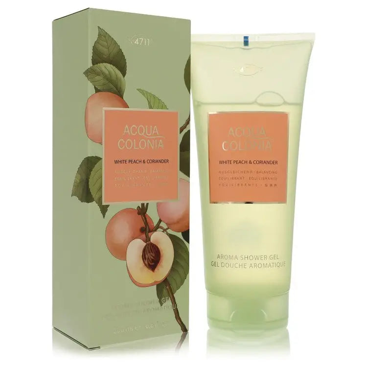 4711 Acqua Colonia White Peach & Coriander by 4711 - Shower Gel 6.8 oz - Women / Medium - Shower Gel 6.8 oz