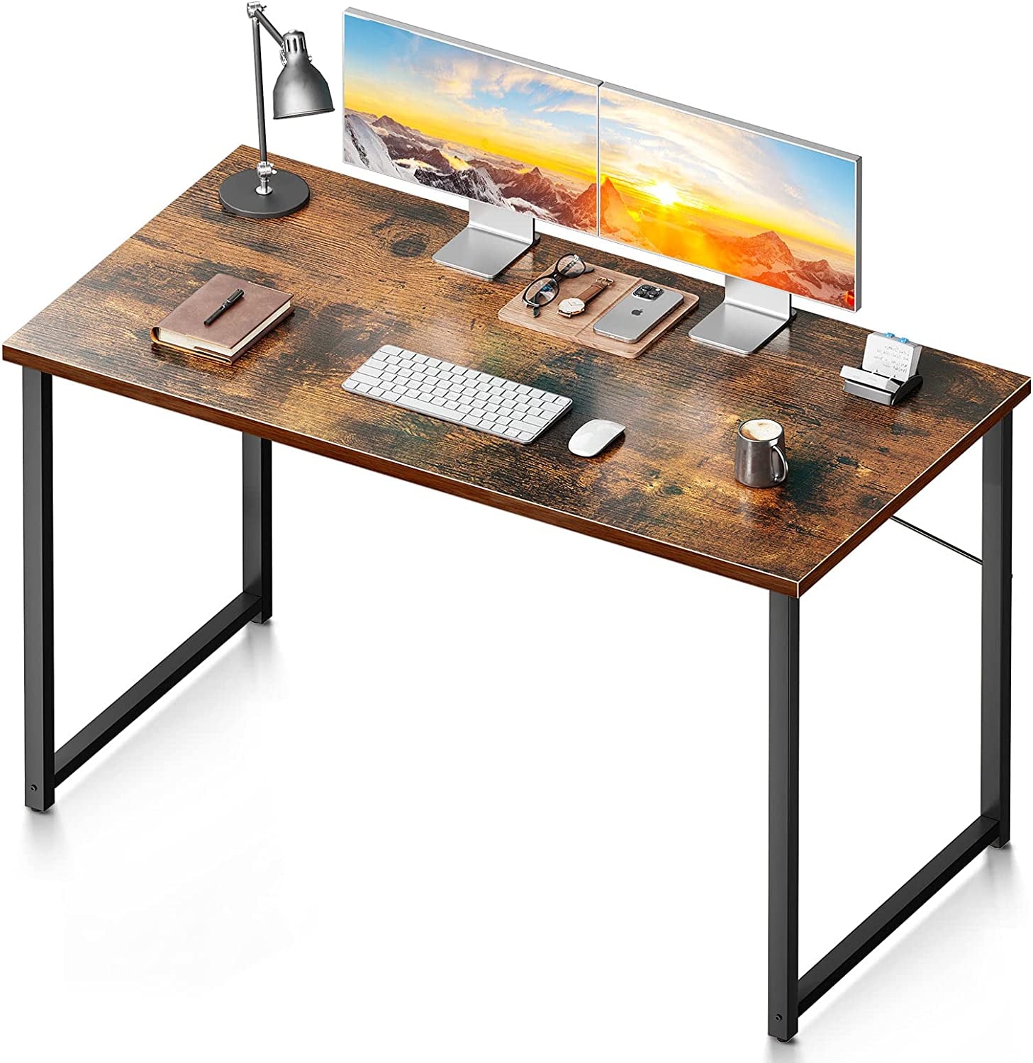 48 Inch Computer Desk, Modern Simple Style Desk for Home Office, Study Student Writing Desk, Vintage-0