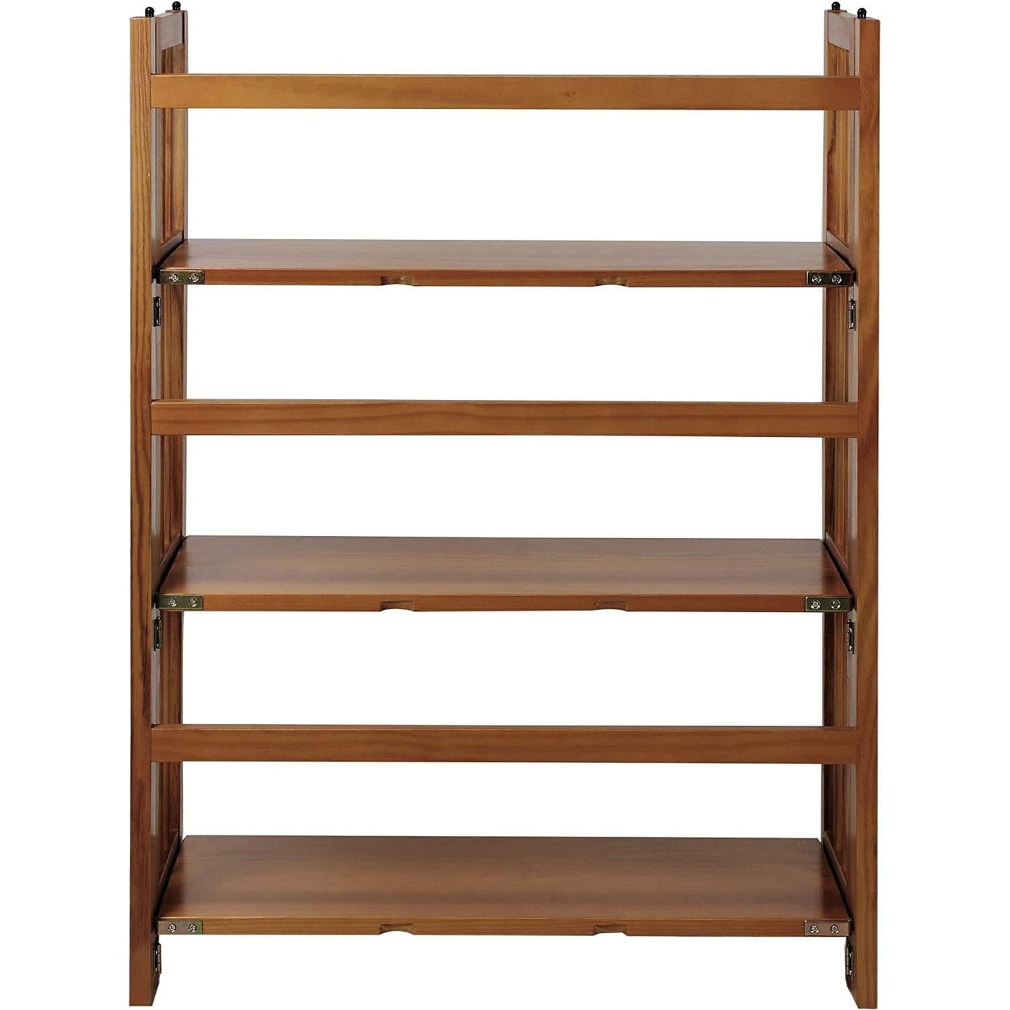 Stackable Chestnut Bookcase - 3 Shelves, 27.5″ Wide-3