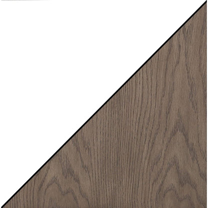 Driftwood and White Oxford Bookcase with Drawer-1