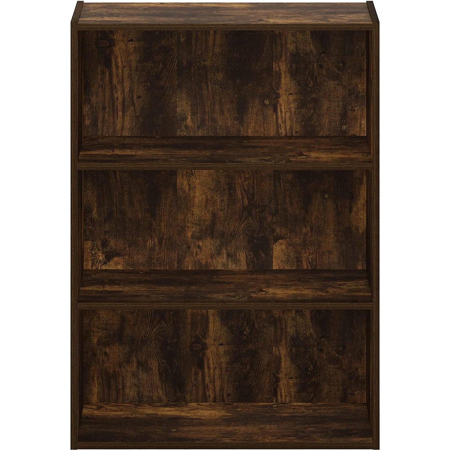 Pasir 3-Tier Open Shelf Bookcase, Amber Pine-3