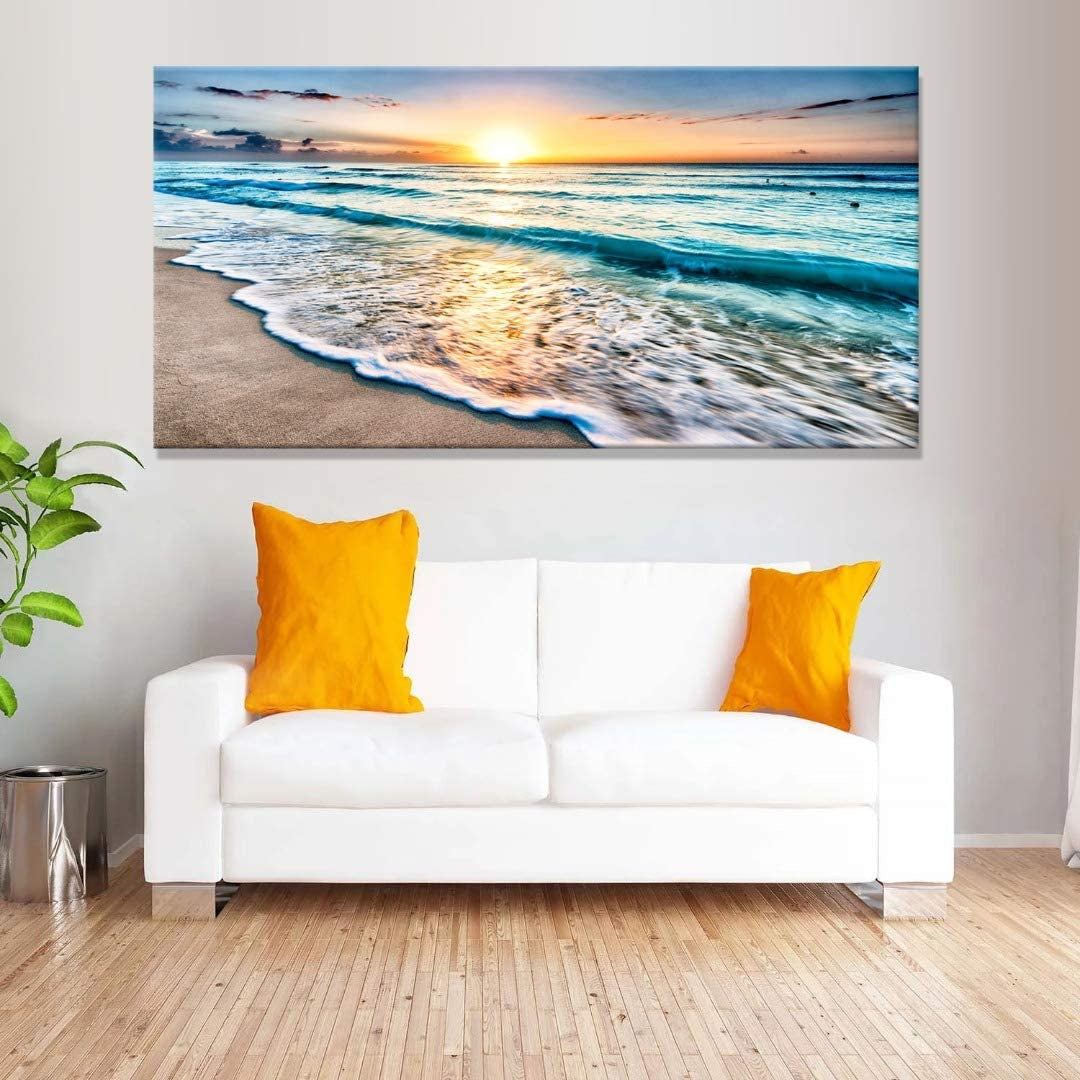 Premium Beach Canvas Wall Art - 12 Variations-0