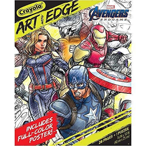Crayola Marvel Avengers Endgame Coloring Pages-0