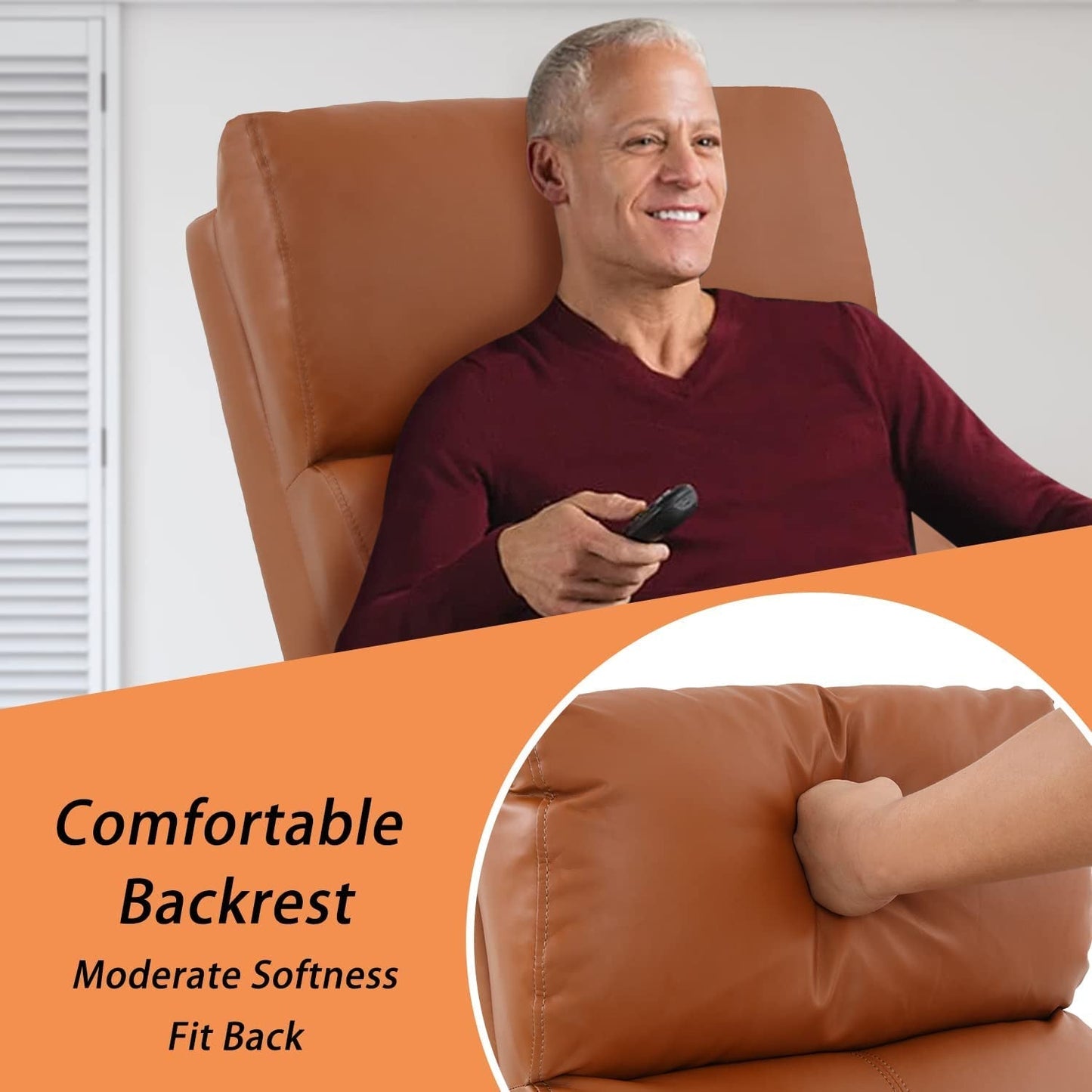 Recliner Chair for Living Room, Home Theater Seating-3