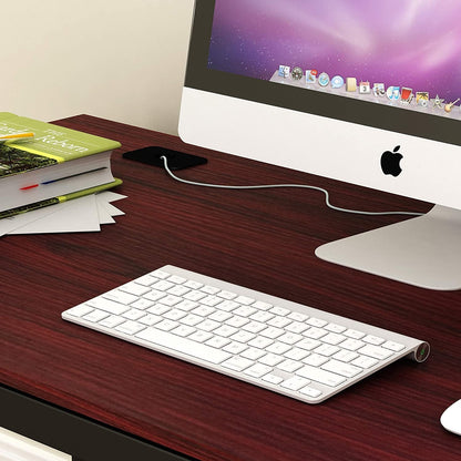 55-Inch Commercial-Grade Office Computer Desk, Cherry-3