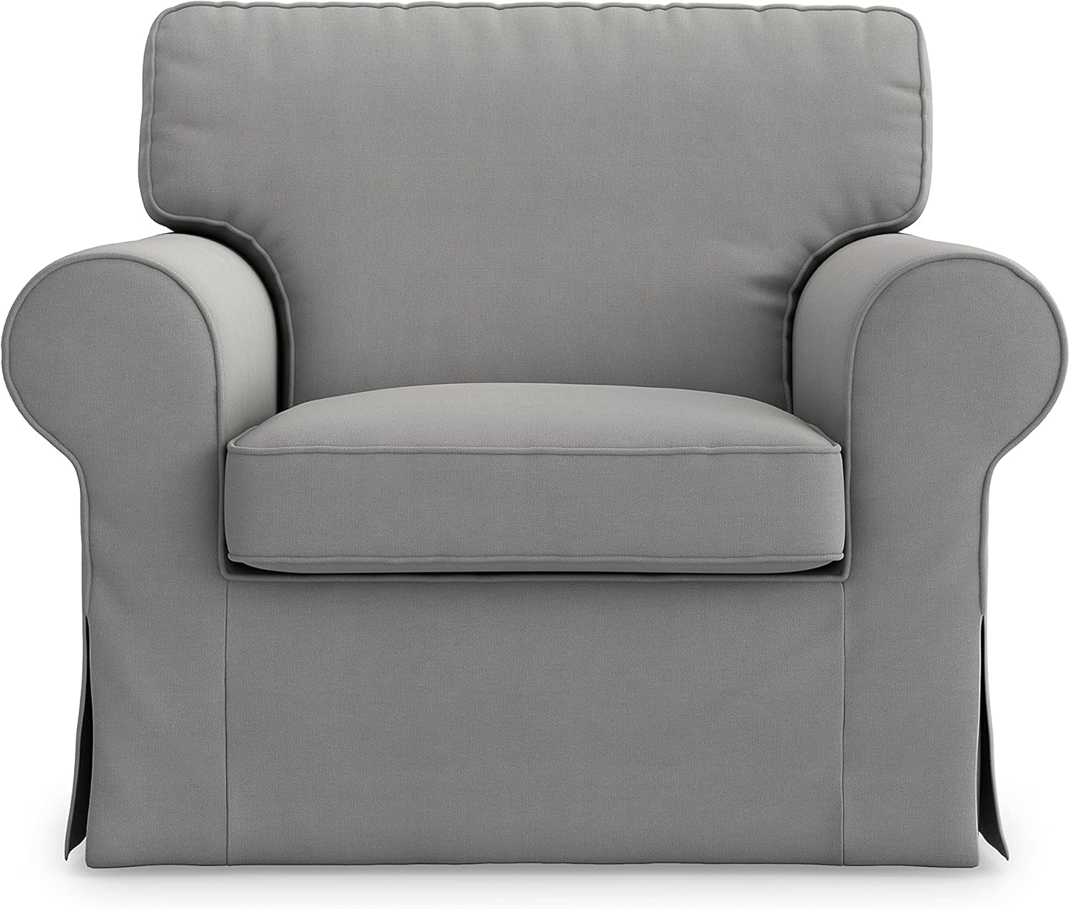 Ektorp Armchair 5 Color Cotton Cover for the IKEA Ektorp Chair Slipcover Replacement(Cotton-Grey)-0