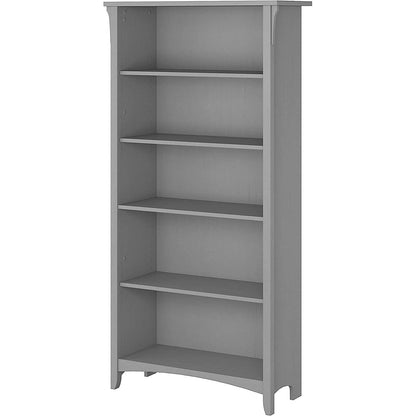 Salinas Bookcase in Cape Cod Gray-1