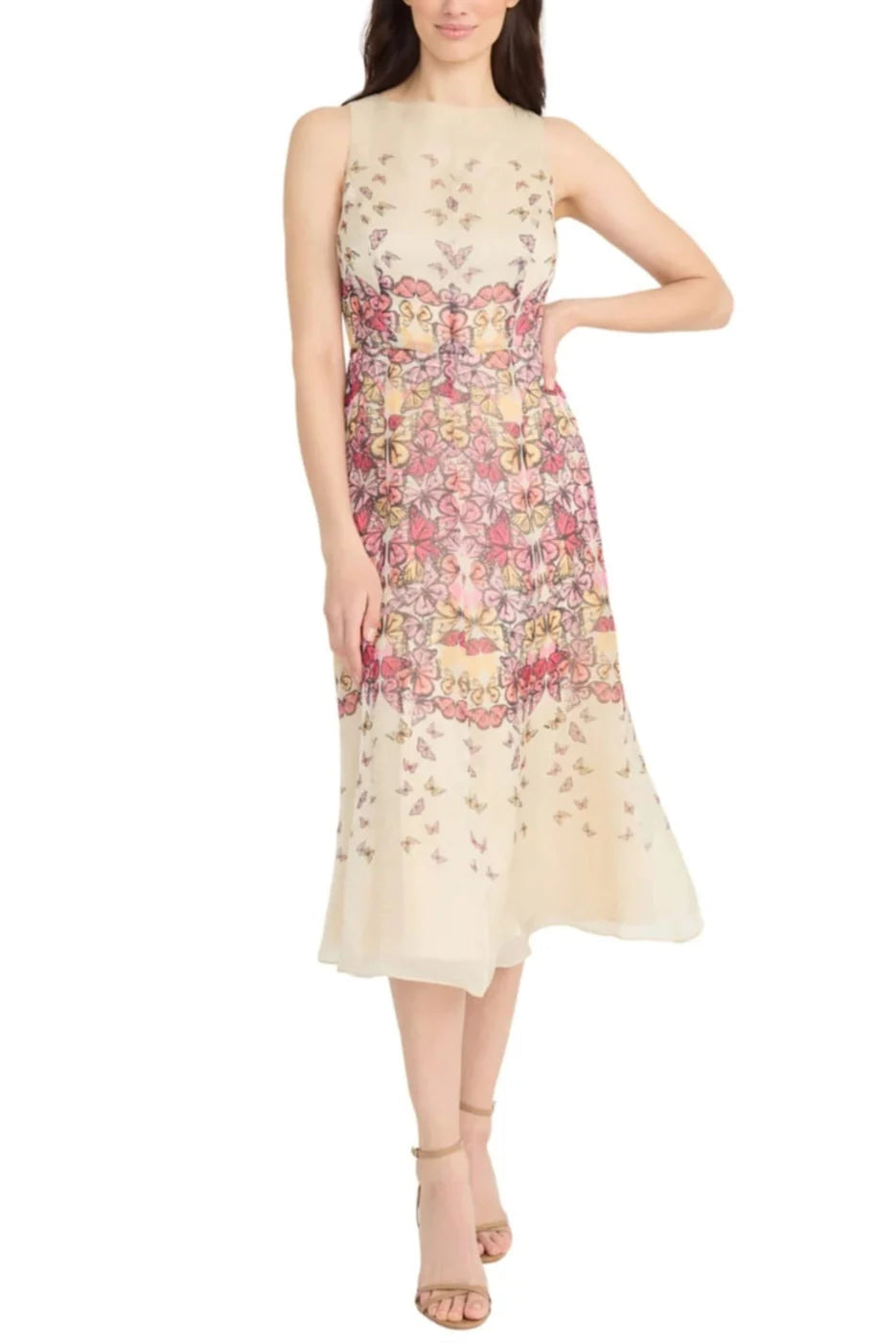 Maggy London Butterfly Organza Day Dress