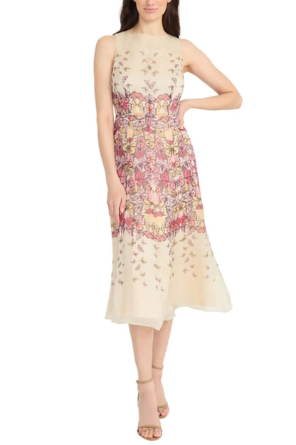 Maggy London Butterfly Organza Day Dress