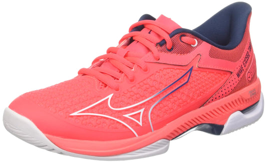 Mizuno Womens Tennis Shoe Driven Pink-White 9.5