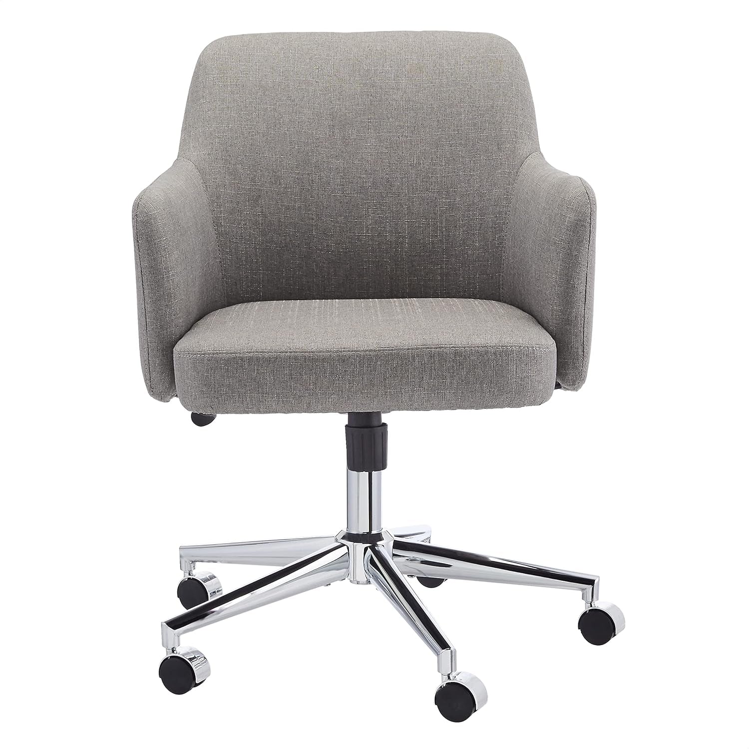 Modern Home Office Desk Chairs, Adjustable Height, 360 Degree Swivel, 25"D X 23.25"W X 36.25"H, Light Gray-3