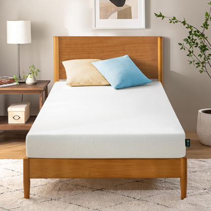Twin Green Tea Infused Memory Foam Mattress Medium Firm-0