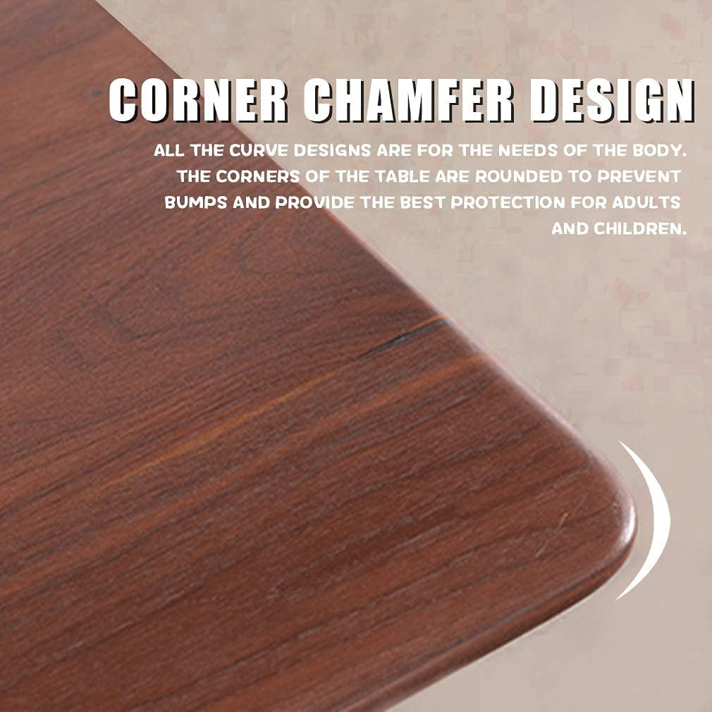 47″ Dining Table for Small Spaces, Natural Finish-2