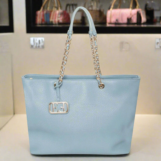 Egon Von Furstenberg women's blue Handbags