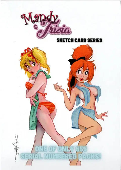 Mandy Trizia sketch card series in factory sealed sketch card pack from 5finity 2021