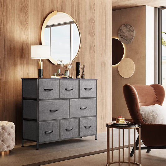 Fabric Dresser with TV Stand for Bedroom-0