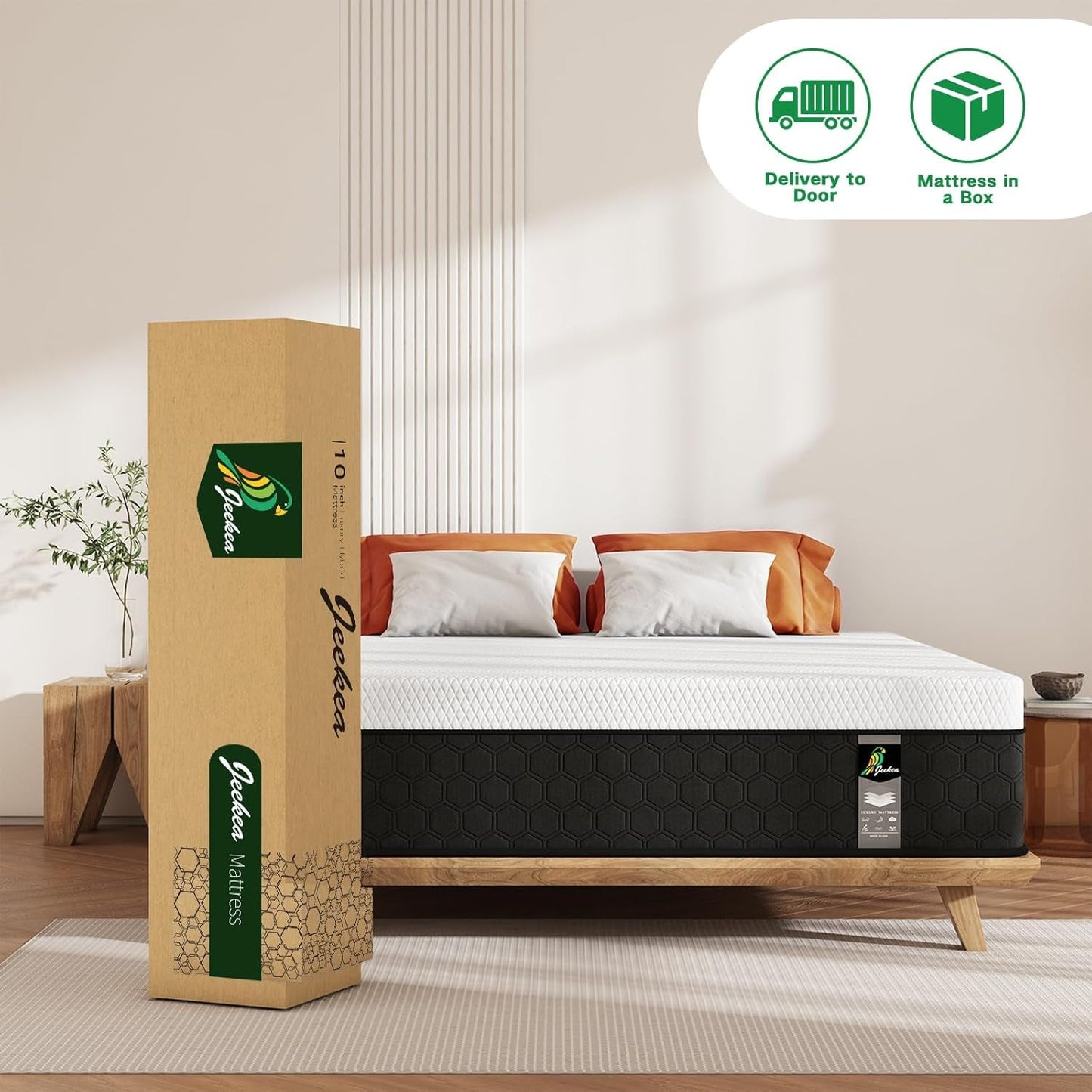Full Size Hybrid Mattress With Medium Firm Support-1