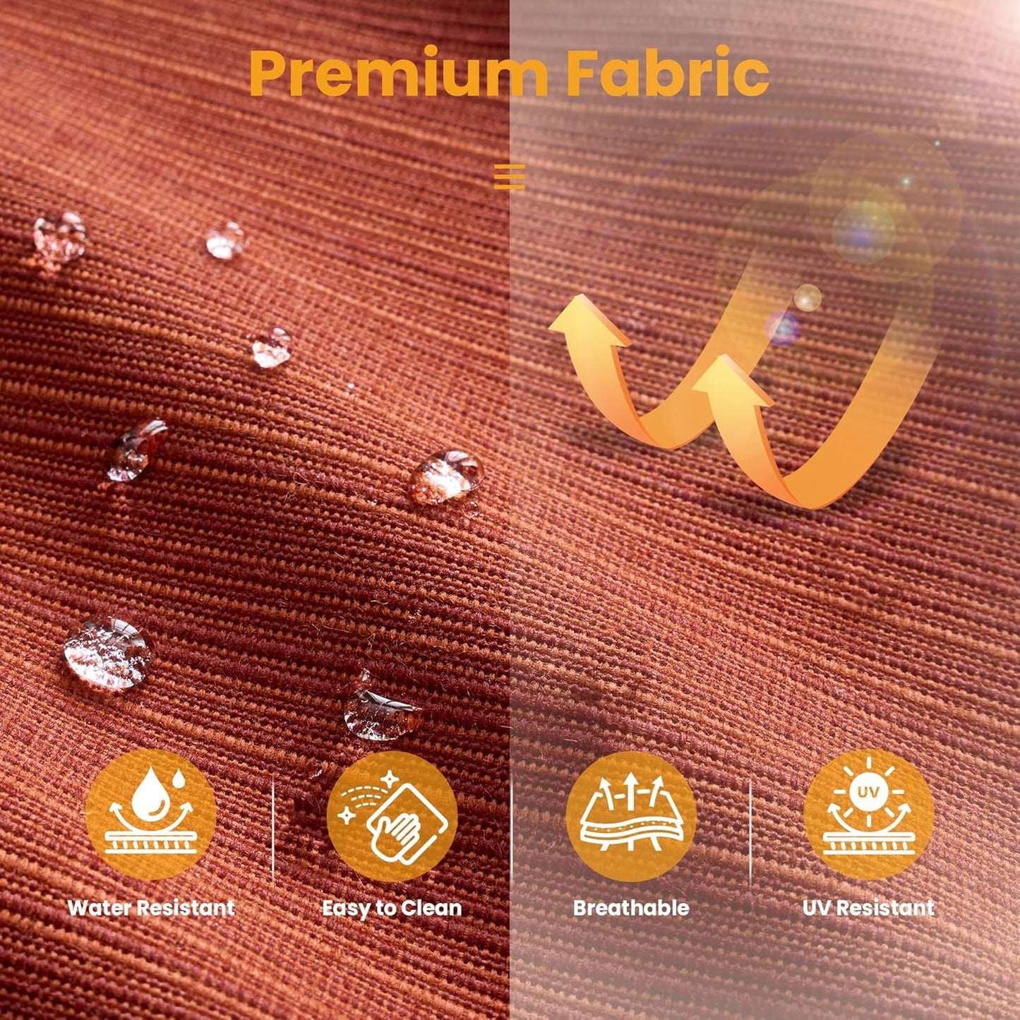 10 Piece Outdoor Patio Furniture Set with Fire Pit-3