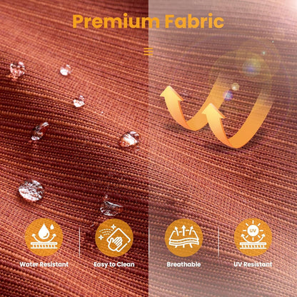 10 Piece Outdoor Patio Furniture Set with Fire Pit-3