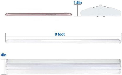 8FT 110W Slim LED Shop Lights (2-Pack)-1