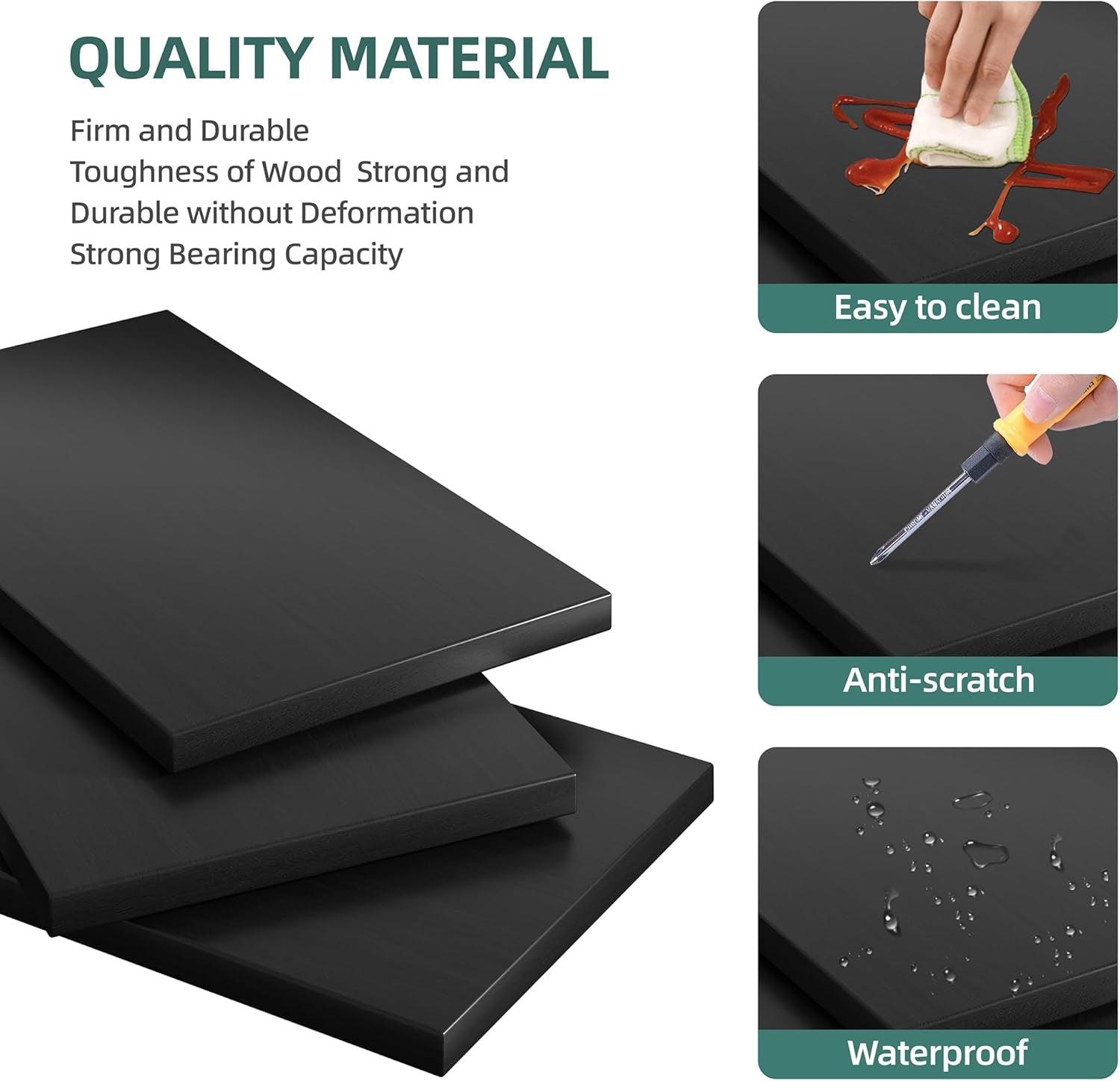 Industrial Black Tall Floor Standing Bookcase Doors-4