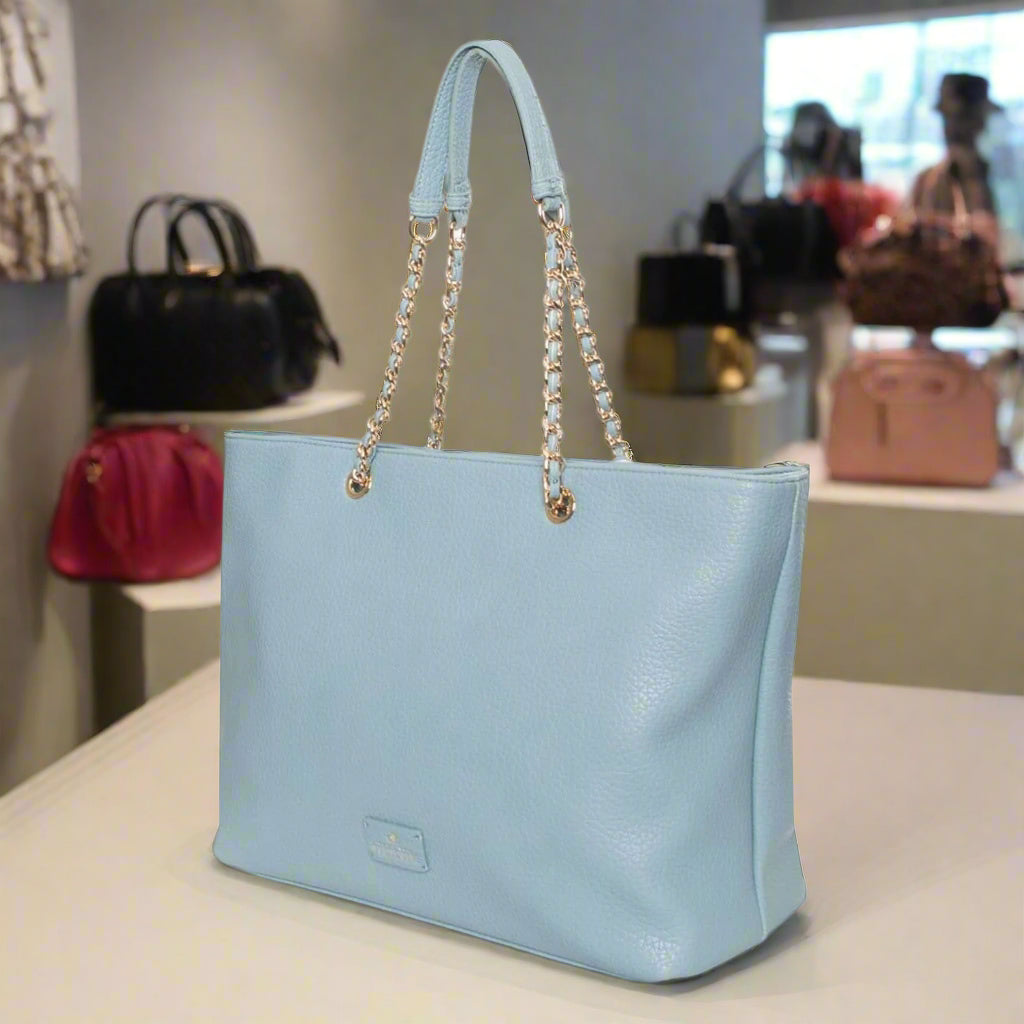 Egon Von Furstenberg women's blue Handbags
