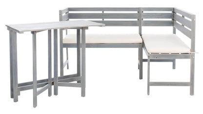 Chic Balcony Two Piece Sectional Set Navy Cushions-1