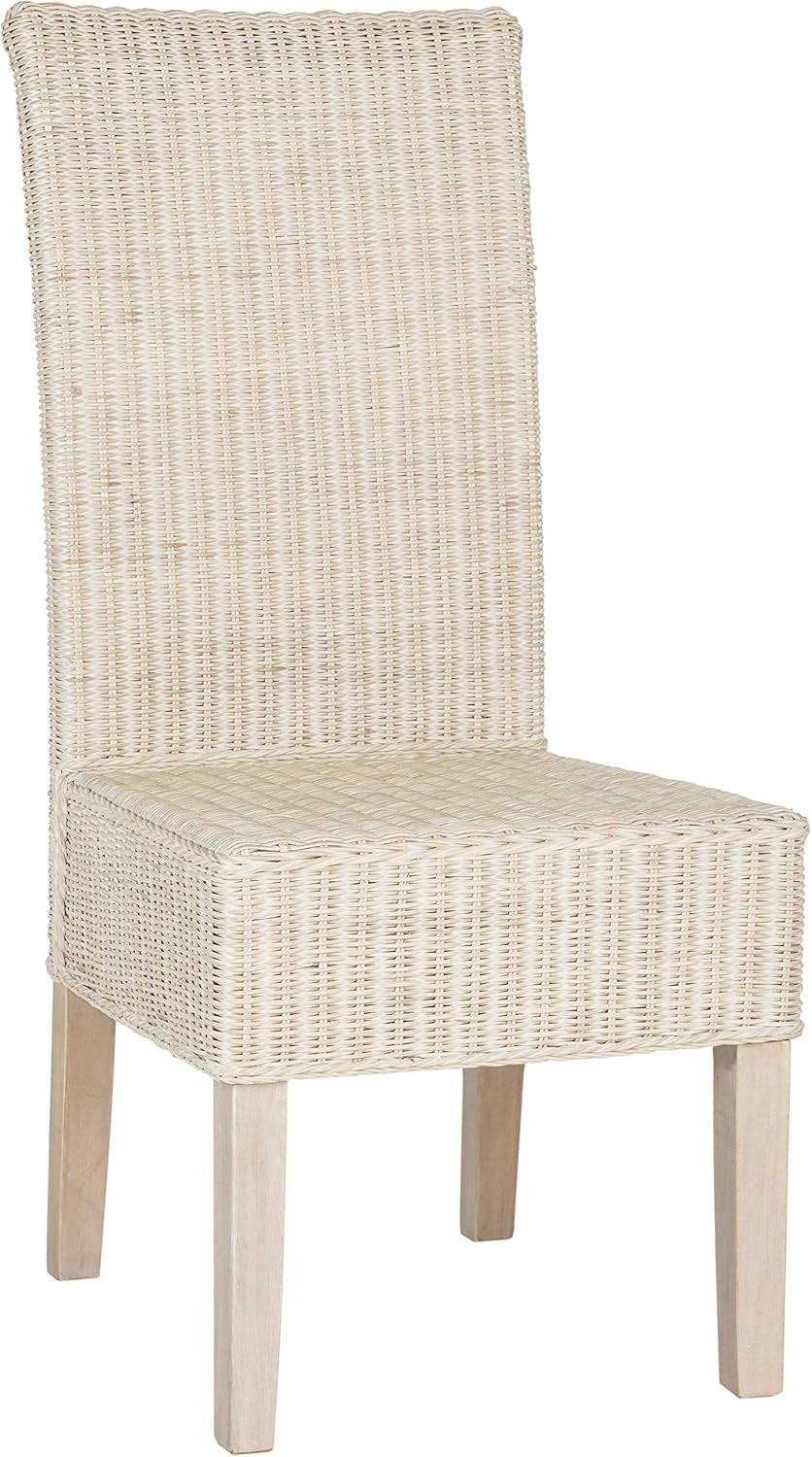Home Collection Arjun Grey Wicker 18-Inch Dining Chair-2