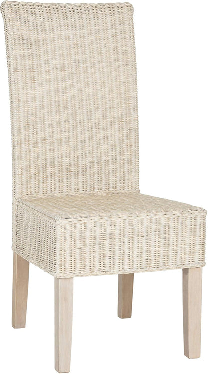 Home Collection Arjun Grey Wicker 18-Inch Dining Chair-2