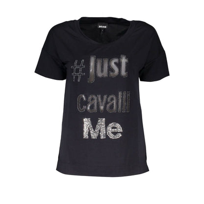 Just Cavalli Black Polyester Women Top