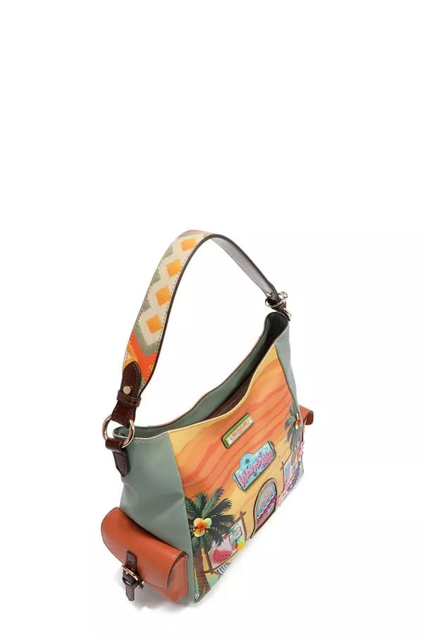 Nicole Lee USA Sun and Sand Hobo Handbag