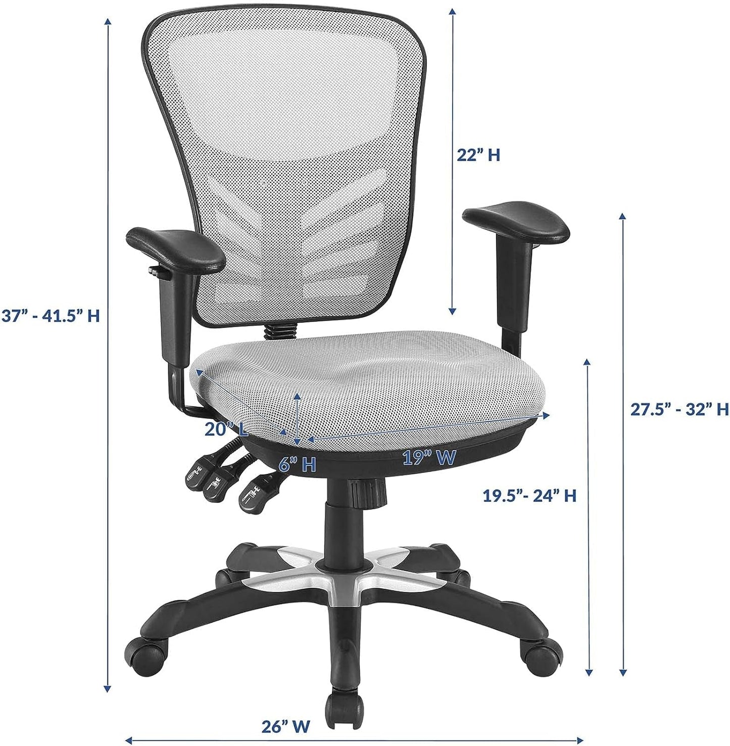 EEI-757-GRY Articulate Ergonomic Mesh Office Chair in Gray-2